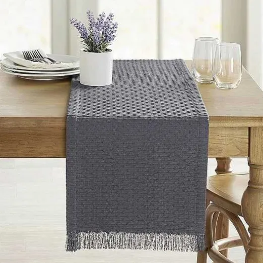Food Network Abbacus Gray Table Runner 72