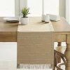 Food Network Almond Stripe Table Runner 72