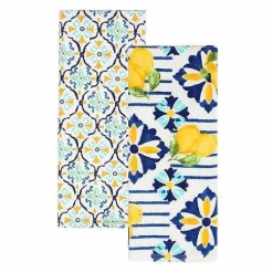 Food Network Ancient Isle Lemons Kitchen Towel 2-Pk.