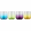 Food Network Anja 4-Pc. Ombre Double Old-Fashioned Glass Set