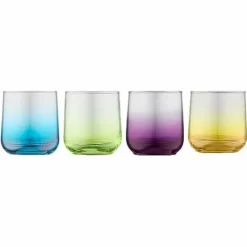 Food Network Anja 4-Pc. Ombre Double Old-Fashioned Glass Set