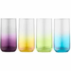 Food Network Anja 4-Pc. Ombre Highball Glass Set
