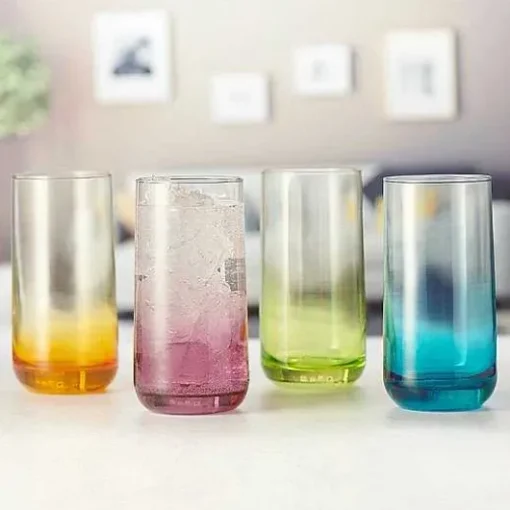 Food Network Anja 4-Pc. Ombre Highball Glass Set