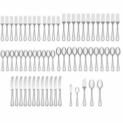 Food Network Astor 65-Pc. Flatware Set