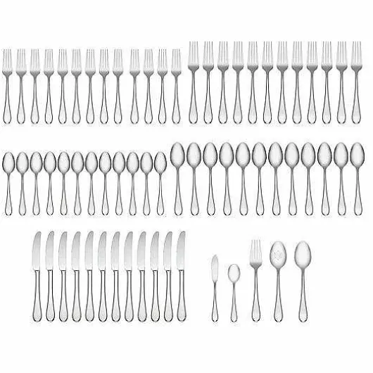 Food Network Astor 65-Pc. Flatware Set
