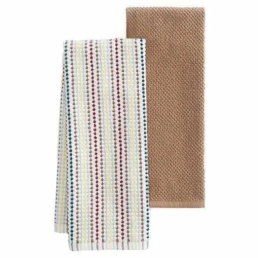 Food Network Awning Stripe Kitchen Towel 2-Pk.