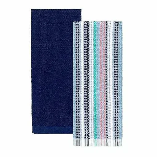 Food Network Awning Stripe Kitchen Towel 2-Pk.