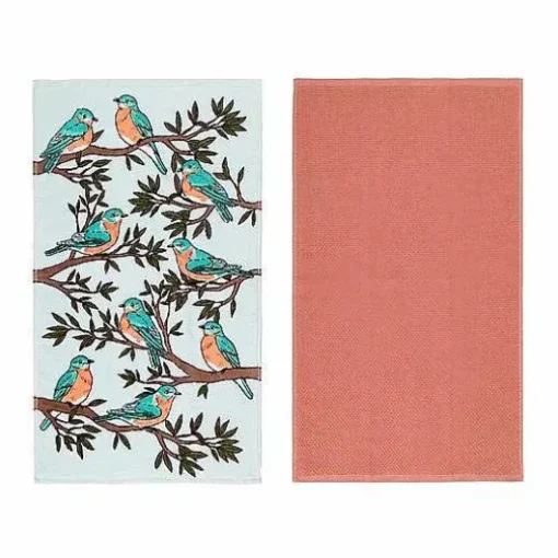 Food Network Blue Birds Kitchen Towel 2-Pk.