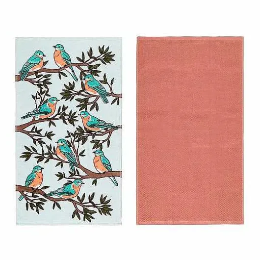 Food Network Blue Birds Kitchen Towel 2-Pk.
