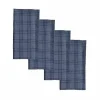 Food Network Blue Check Woven Dinner Napkin 4-Pk.