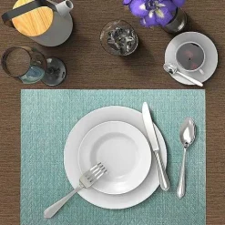 Food Network Blue Chevron Vinyl Placemat 4-Pk.