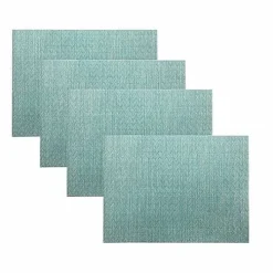 Food Network Blue Chevron Vinyl Placemat 4-Pk.