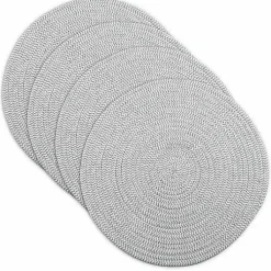 Food Network Braided Gray Placemat 4-Pk.