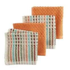 Food Network Broken Stripe Fall Dishcloth 4-Pk.