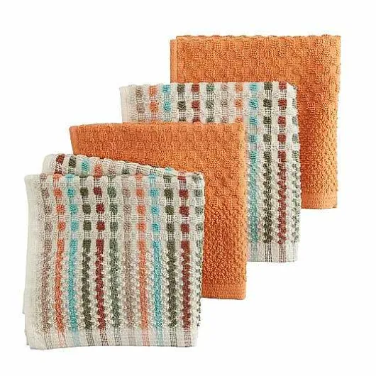 Food Network Broken Stripe Fall Dishcloth 4-Pk.