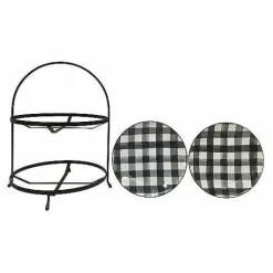 Food Network Buffalo Check 2-Tier Server