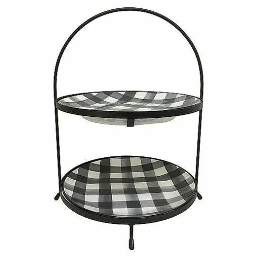Food Network Buffalo Check 2-Tier Server