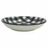 Food Network Buffalo Check Dinner Bowl