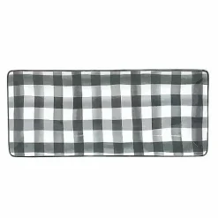 Food Network Buffalo Check Treat Tray