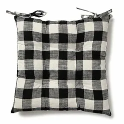 Food Network Buffalo Check Chair Pad