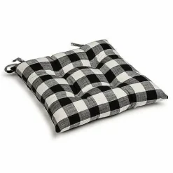 Food Network Buffalo Check Chair Pad