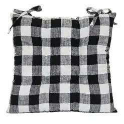Food Network Buffalo Check Chair Pad