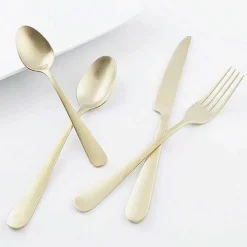 Food Network Classic Champagne 16-Pc. Flatware Set