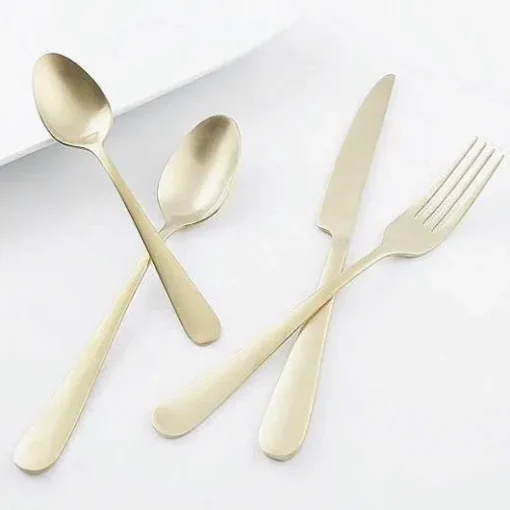 Food Network Classic Champagne 16-Pc. Flatware Set