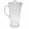 Food Network Clear Textured Acrylic Pitcher With Lid