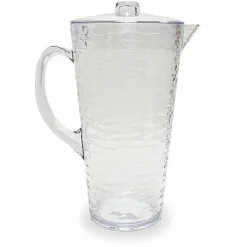 Food Network Clear Textured Acrylic Pitcher With Lid