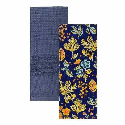 Food Network Fall Floral Print Kitchen Towel 2-Pk.
