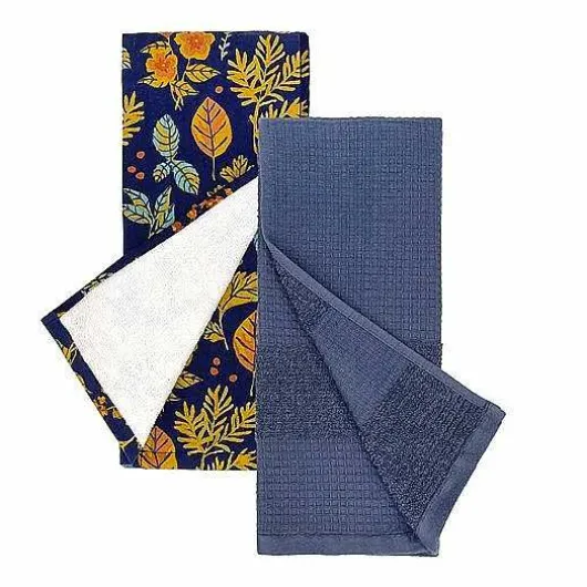 Food Network Fall Floral Print Kitchen Towel 2-Pk.