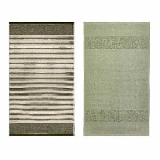 Food Network Farmhouse Stripe Kitchen Towel 2-Pk.