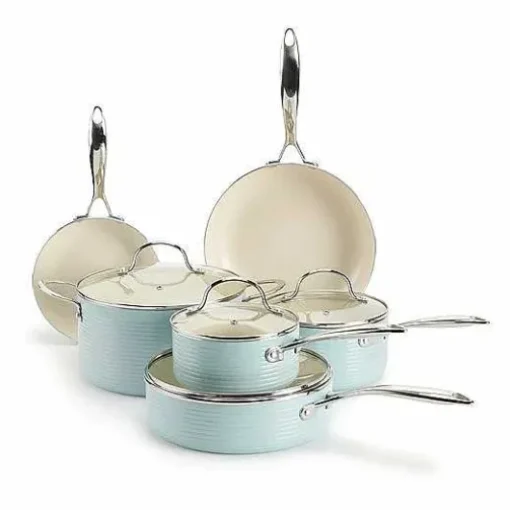 Food Network Farmstead 10-Pc. Nonstick Ceramic Cookware Set
