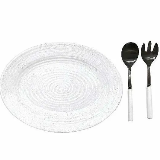 Food Network Farmstead Serving Platter & Utensil Set