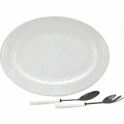 Food Network Farmstead Serving Platter & Utensil Set