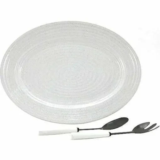 Food Network Farmstead Serving Platter & Utensil Set