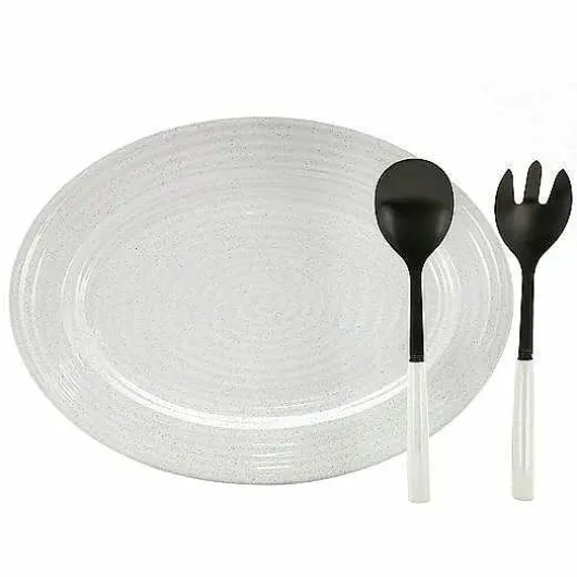 Food Network Farmstead Serving Platter & Utensil Set