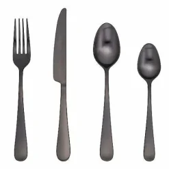 Food Network Flat Iron 16-Pc. Flatware Set