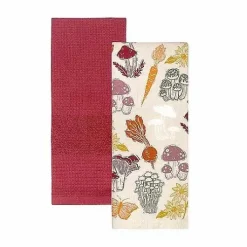 Food Network Fungi Garden Kitchen Towel 2-Pk.