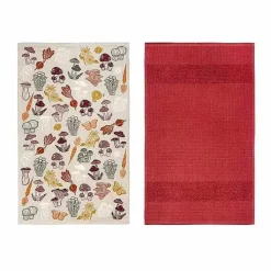 Food Network Fungi Garden Kitchen Towel 2-Pk.