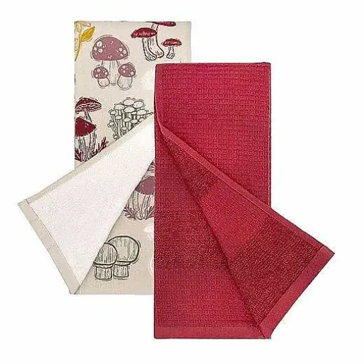 Food Network Fungi Garden Kitchen Towel 2-Pk.