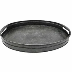 Food Network Galvanized Metal Serving Tray