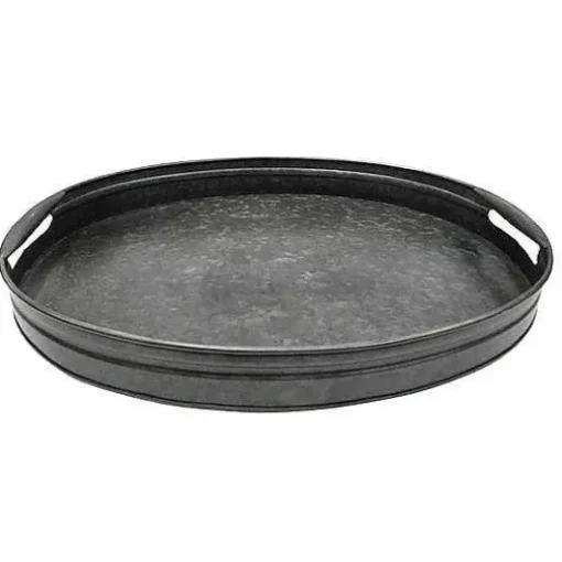 Food Network Galvanized Metal Serving Tray