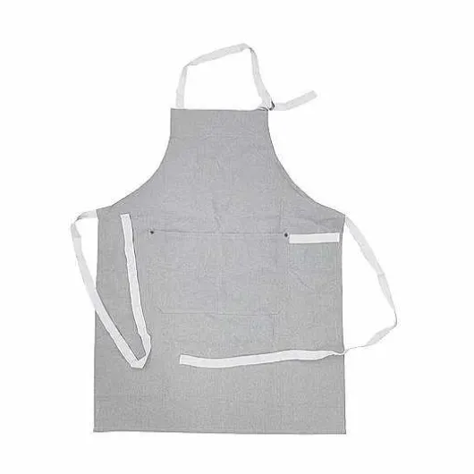 Food Network Gray Cotton Apron