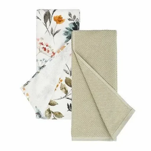 Food Network Growing Roots Floral Kitchen Towel 2-Pk.