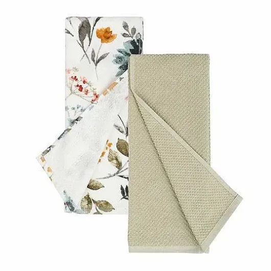 Food Network Growing Roots Floral Kitchen Towel 2-Pk.