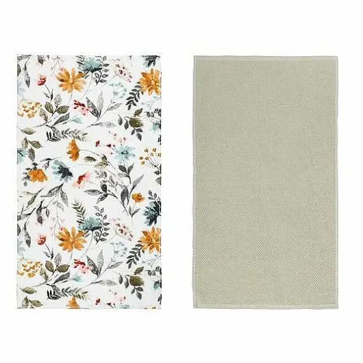 Food Network Growing Roots Floral Kitchen Towel 2-Pk.