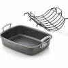 Food Network 17-In. Nonstick Roaster With Rack