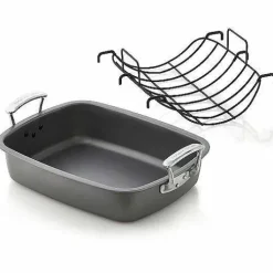Food Network 17-In. Nonstick Roaster With Rack